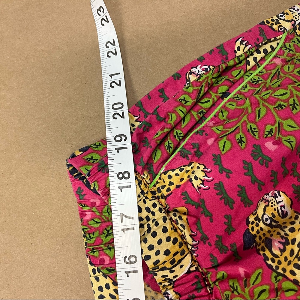 Print Fresh Long PJ Set Bagheera Hot Pink 1X - Picture 13 of 14